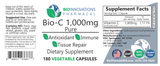 Vitamin C 1000 mg, GMO-free, Bio-C 1000, 180 soft pure vegetable capsules GreenVits