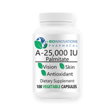 Vitamin A, 25,000 IU, 100 vegetable capsules