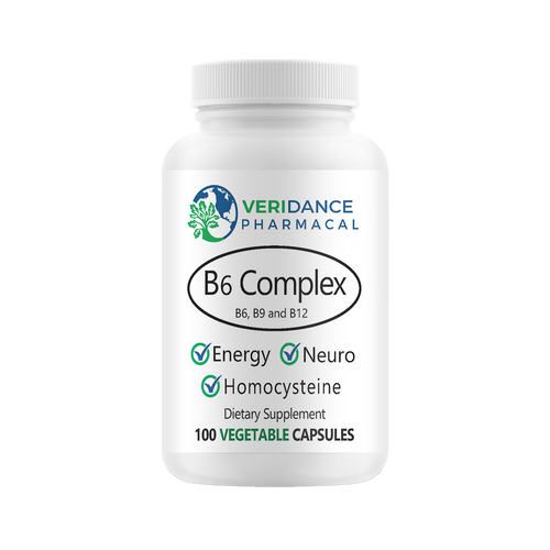 B6 Complex (B6, B9 & B12) – 100 Vegetable Capsules