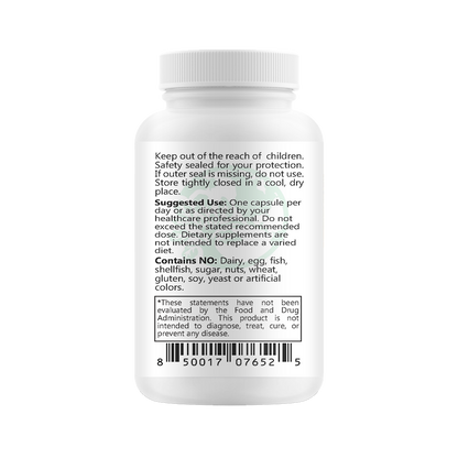 B6 Complex: B6, B9 & B12 – 100 Vegetable Capsules