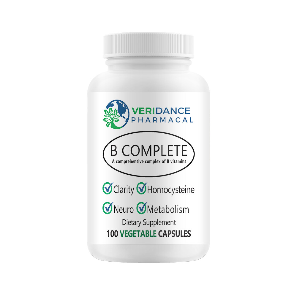 B-Complete Vitamin B Complex – 100 Vegetable Capsules