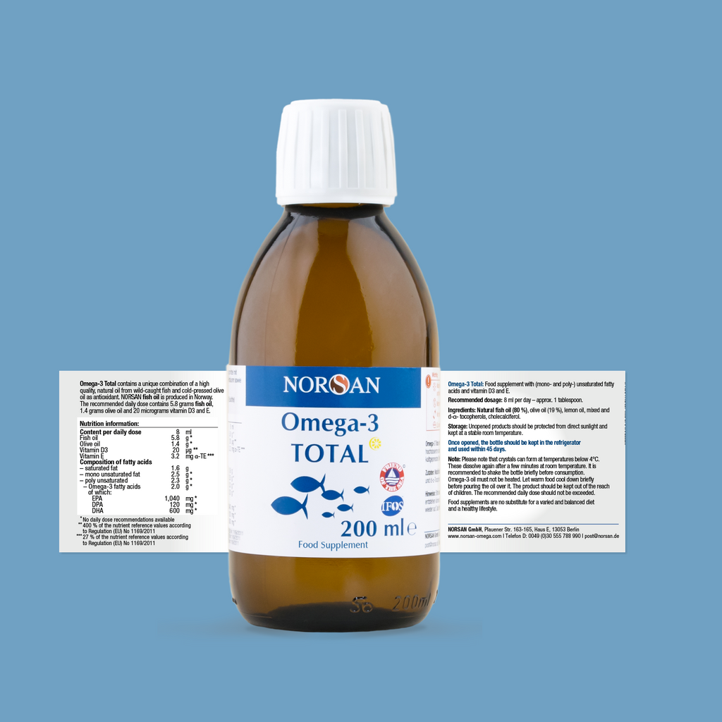 Norsan Omega-3 Fish Oil 200ml – Natural Lemon Taste