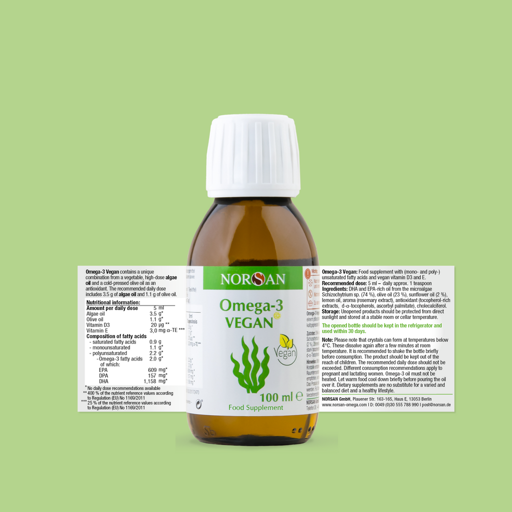 Norsan Omega-3 Vegan Oil 100ml – High EPA & DHA