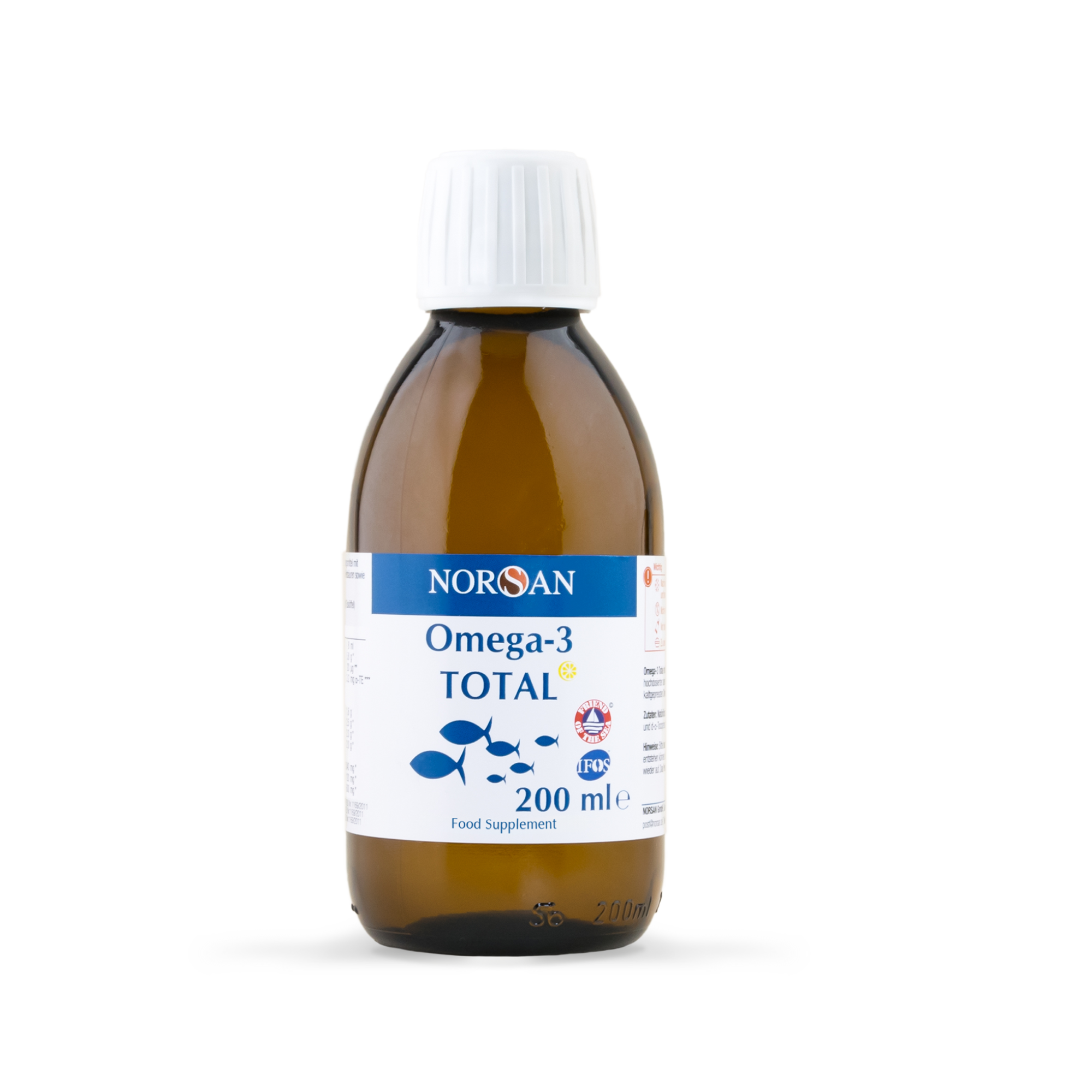 Norsan Omega-3 Total Fish Oil 200ml – Natural Formula