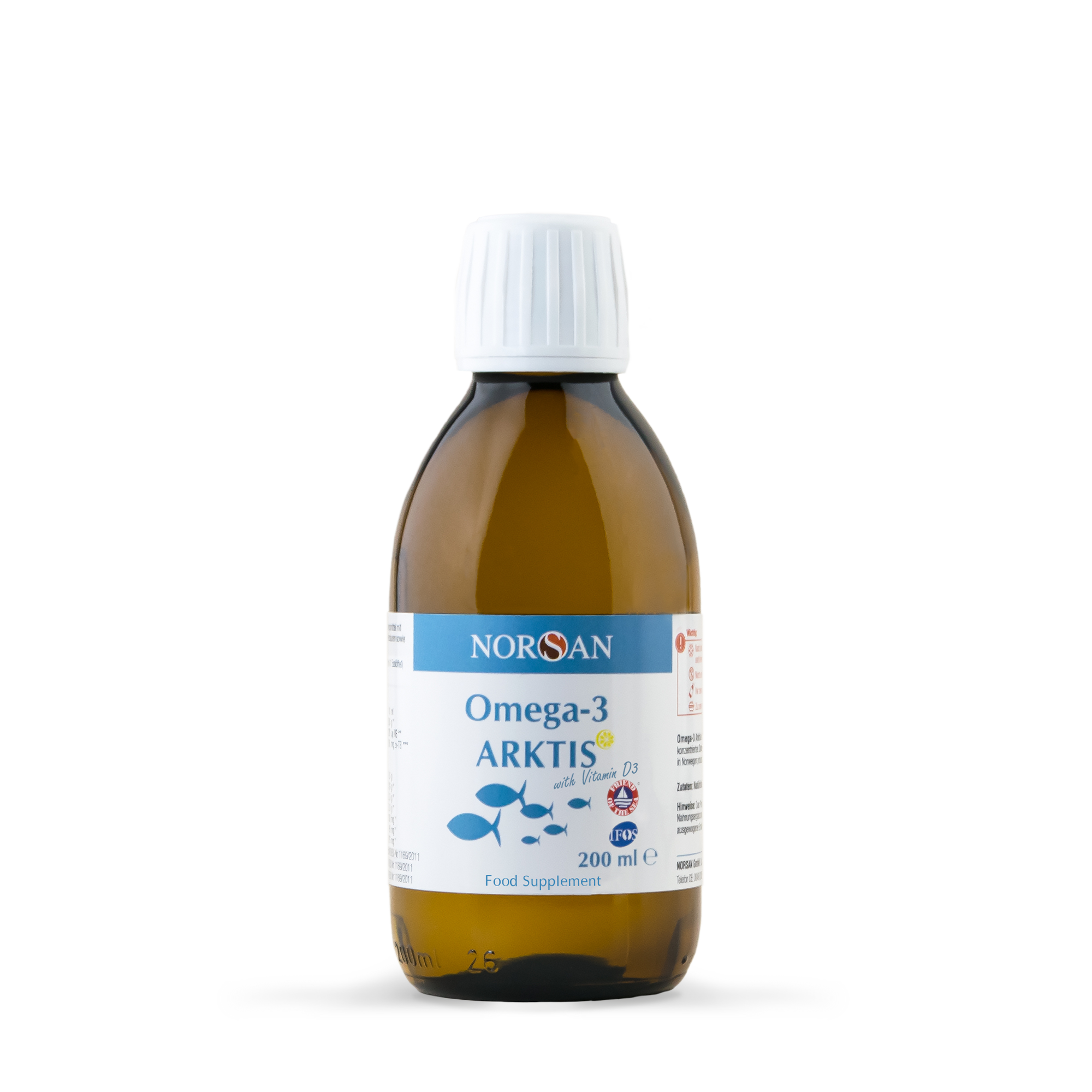 Norsan ARKTIS Cod Liver Oil 200ml – Natural Omega-3