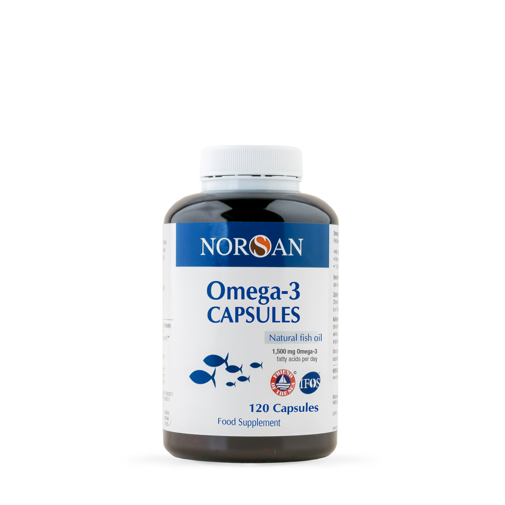 Norsan Omega-3 Fish Oil – 120 Natural Capsules