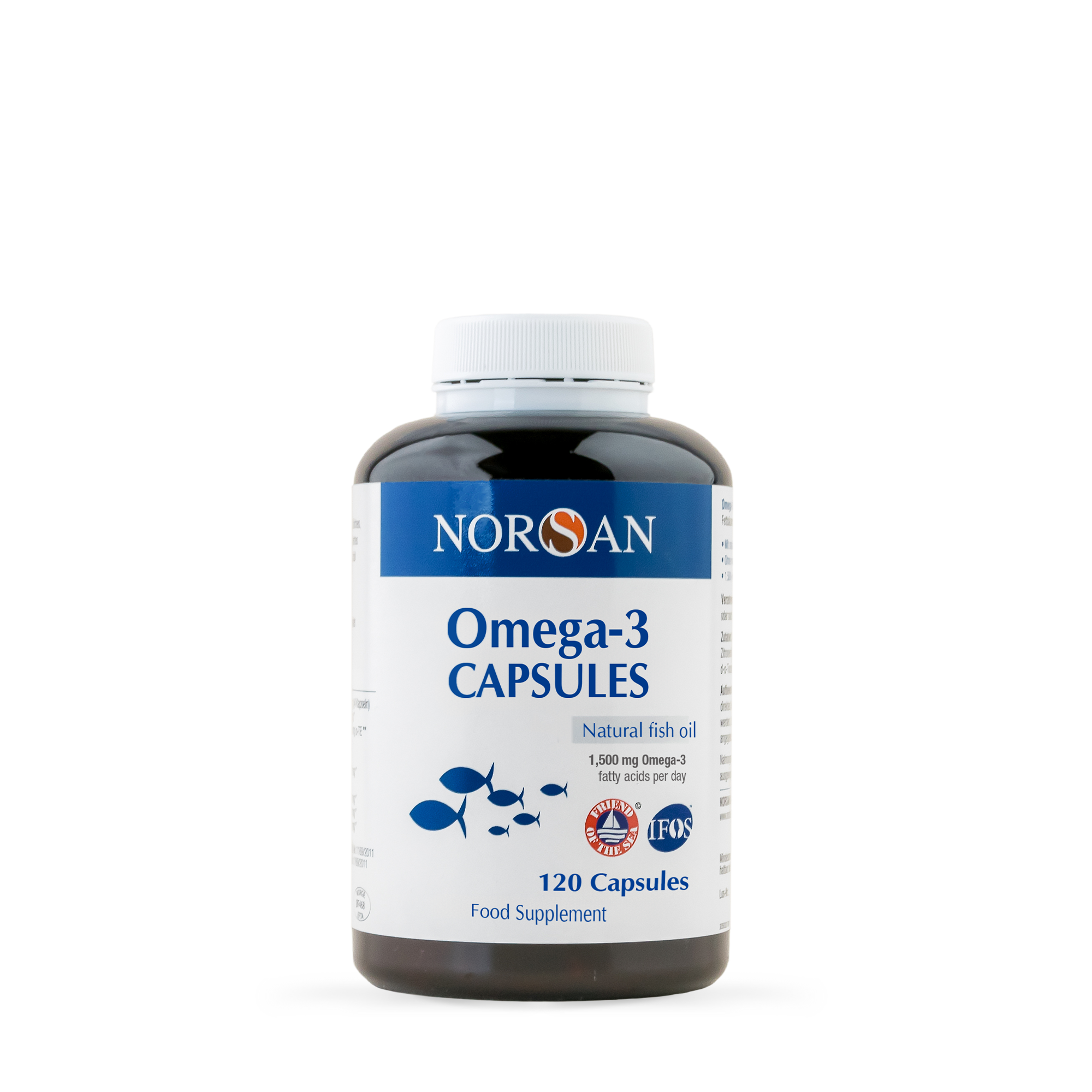 Norsan Omega-3 Fish Oil – 120 Natural Capsules