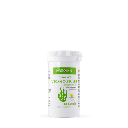 Norsan Omega-3 Vegan - High EPA & DHA - 80 Capsules