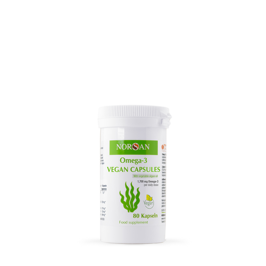 Norsan Omega-3 Vegan - High EPA & DHA - 80 Capsules