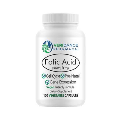 Folic Acid 5mg – 100 Soft Vegetable Capsules