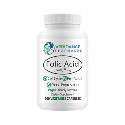 Folic Acid 5mg – 100 Vegetable Soft Capsules