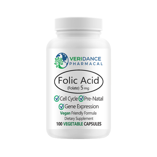 Folic Acid 5mg – 100 Soft Vegetable Capsules