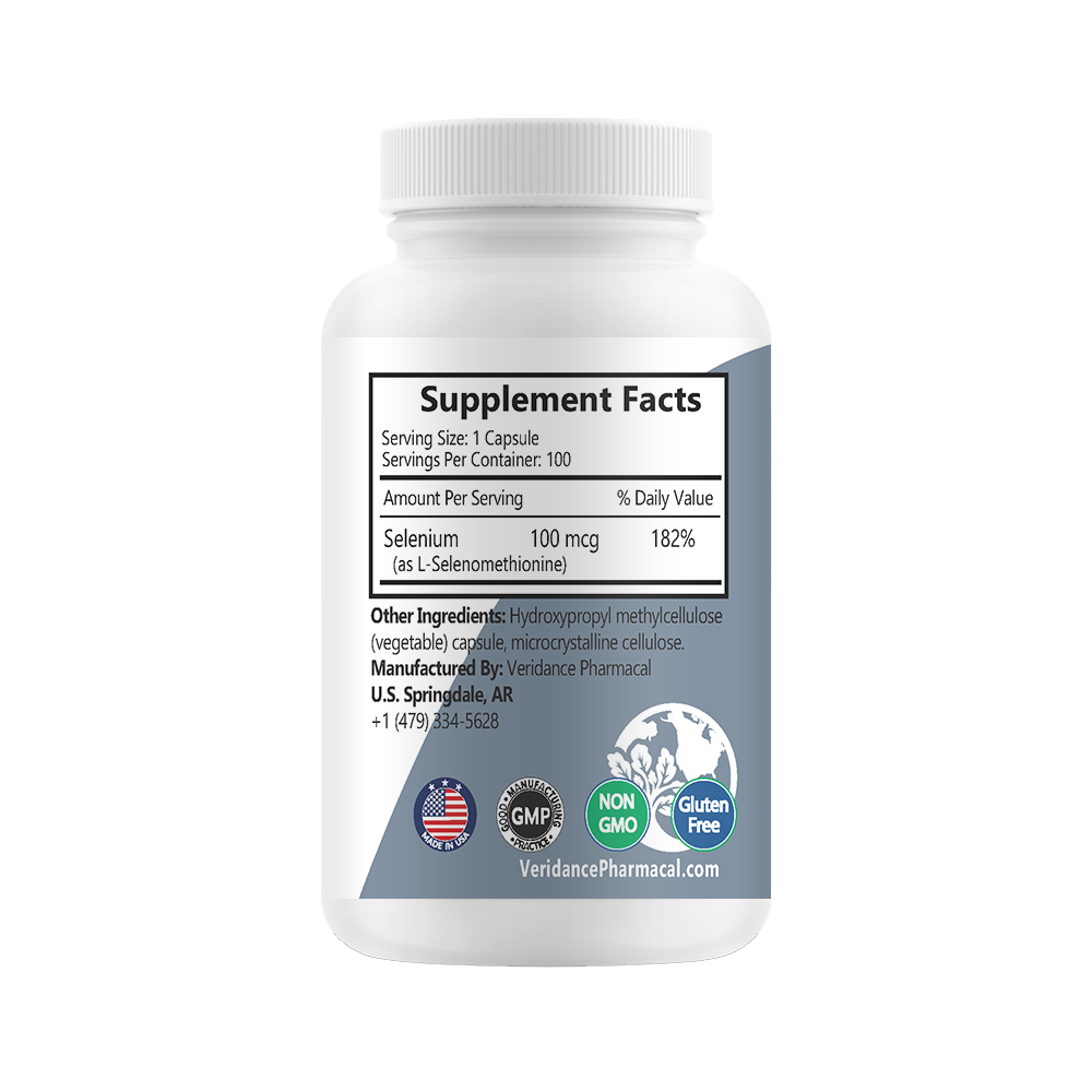 Se-100 - Selenium (100 vegetable capsules)