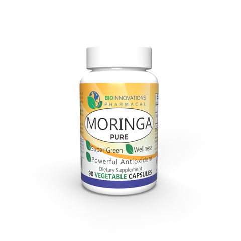 Moringa, 90 Pure Vegetable Capsules, 550 mg GreenVits