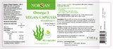 Omega-3 Vegan Oil, 80 Capsules, Very High EPA-DHA GreenVits