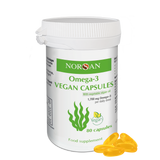 Omega-3 Vegan Oil, 80 Capsules, Very High EPA-DHA GreenVits